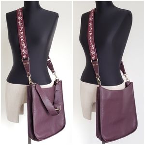 Burgundy WHBM Purse